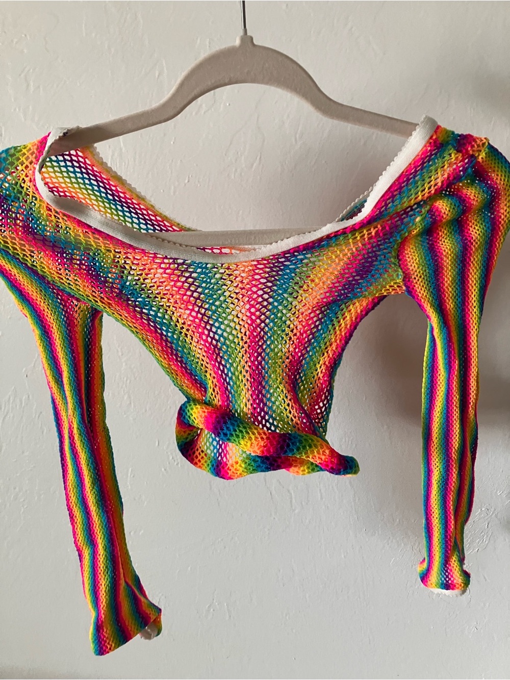 Rainbow Mesh Long-Sleeve 🌈